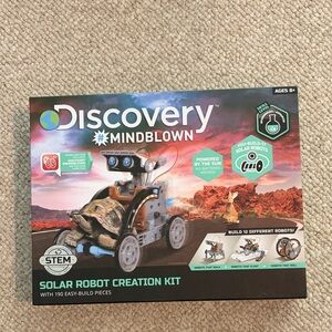 Discovery Mindblown Solar Robot Creation Kit - Teal, Black, Silver